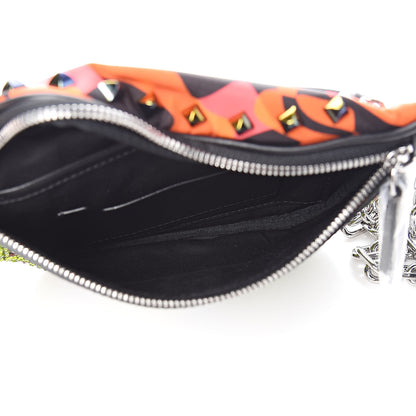 MCM Visetos Nylon Crystal Lion Camo Crossbody Bag Multicolor 5 of 10