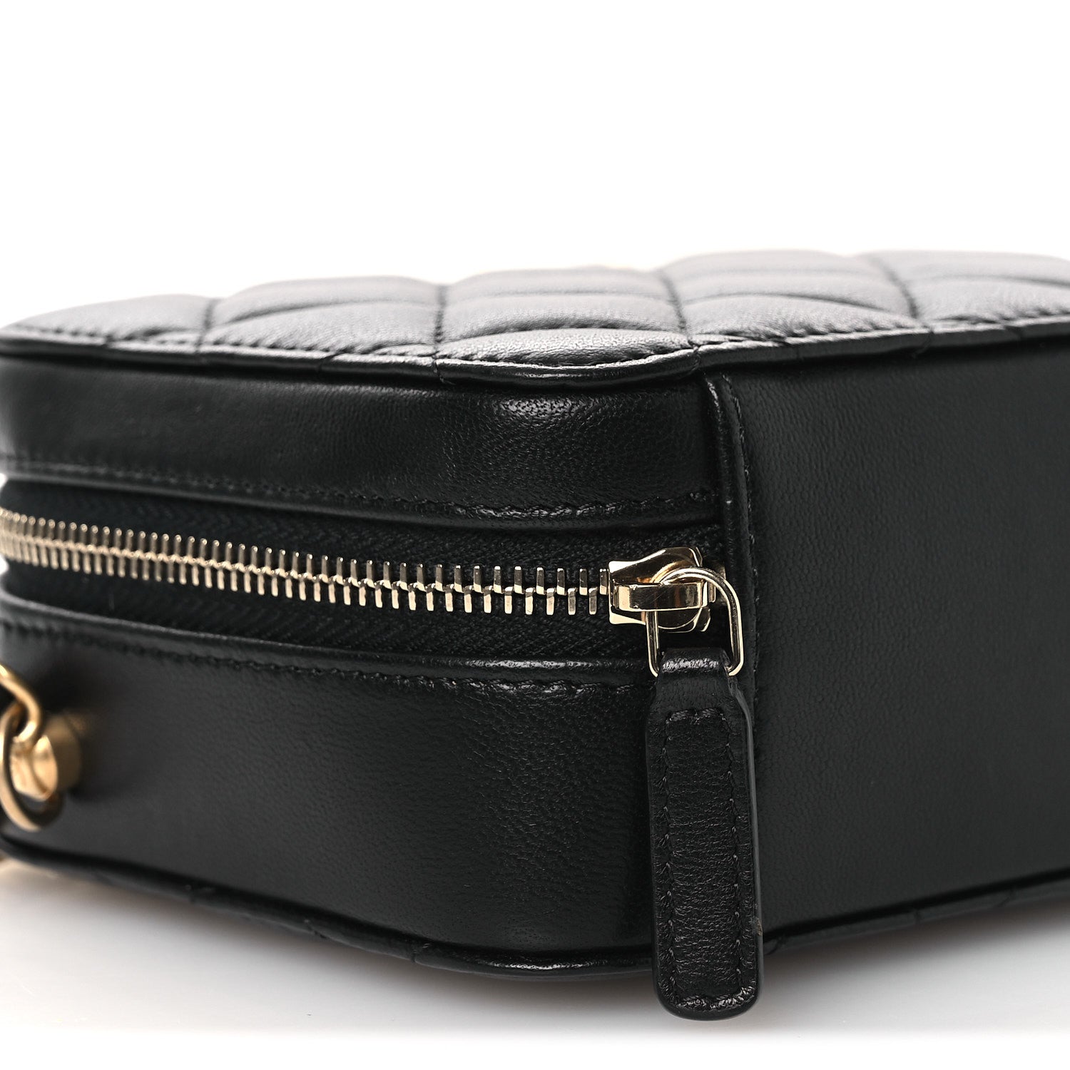 Chanel Lambskin Quilted CC Pearl Crush Camera Case Black 8 of 11
