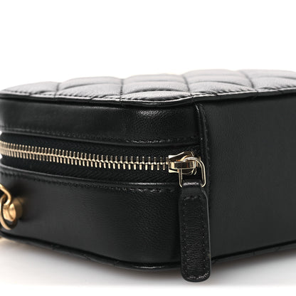 Chanel Lambskin Quilted CC Pearl Crush Camera Case Black 8 of 11