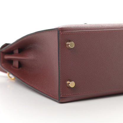 Hermes Epsom Kelly Sellier 25 Rouge H 9 of 11
