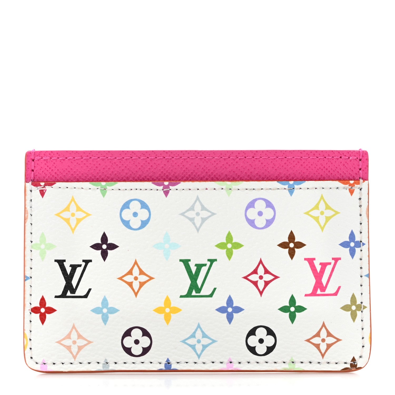 Louis Vuitton LV X TM Monogram Multicolor Card Holder Kawaii Pink 1 of 9