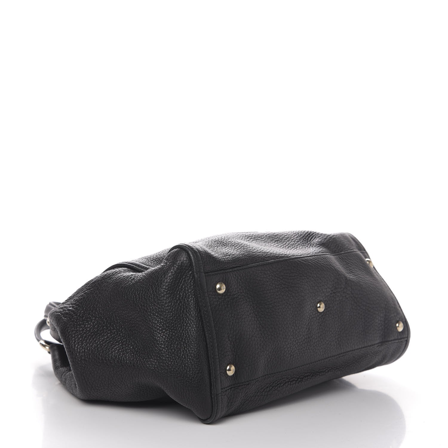 Gucci Pebbled Calfskin Medium Soho Shoulder Bag Black 4 of 12