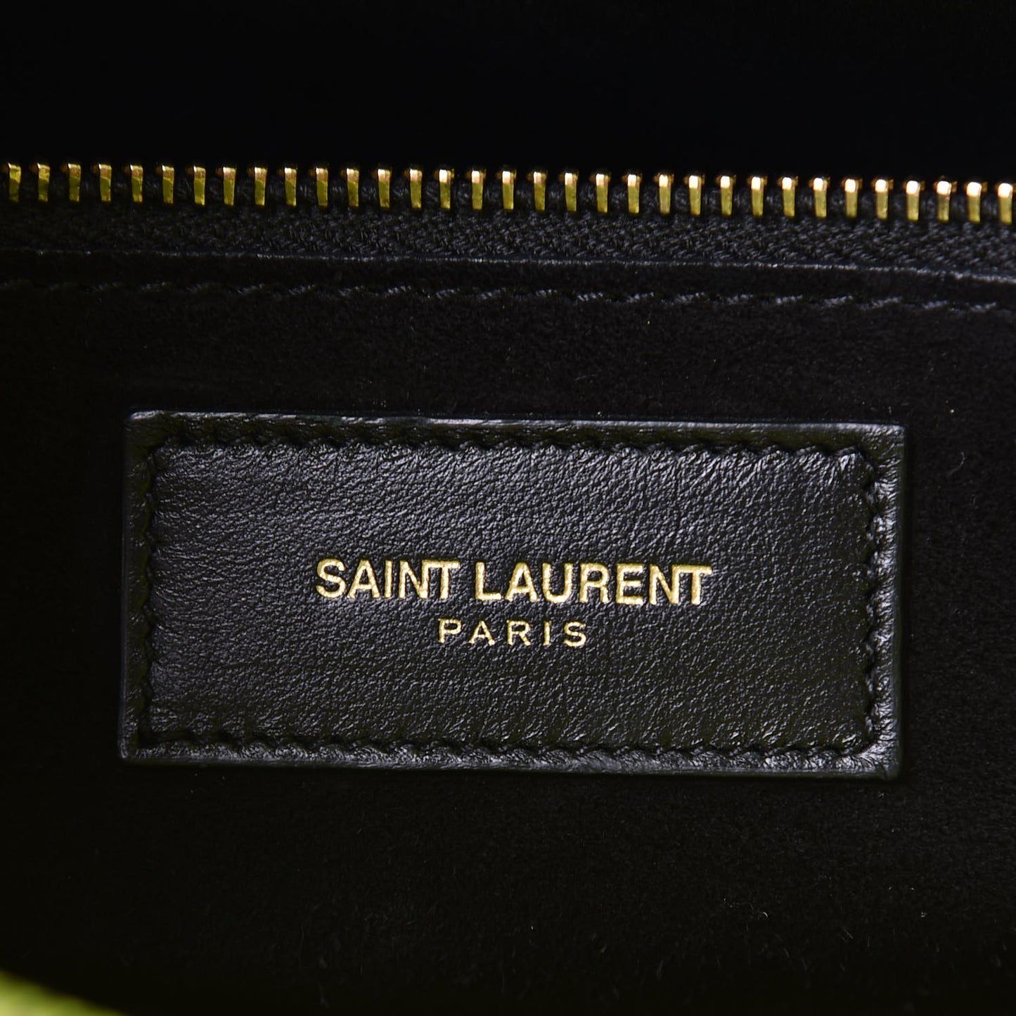 Calfskin Small Sac De Jour Bag Neon Yellow