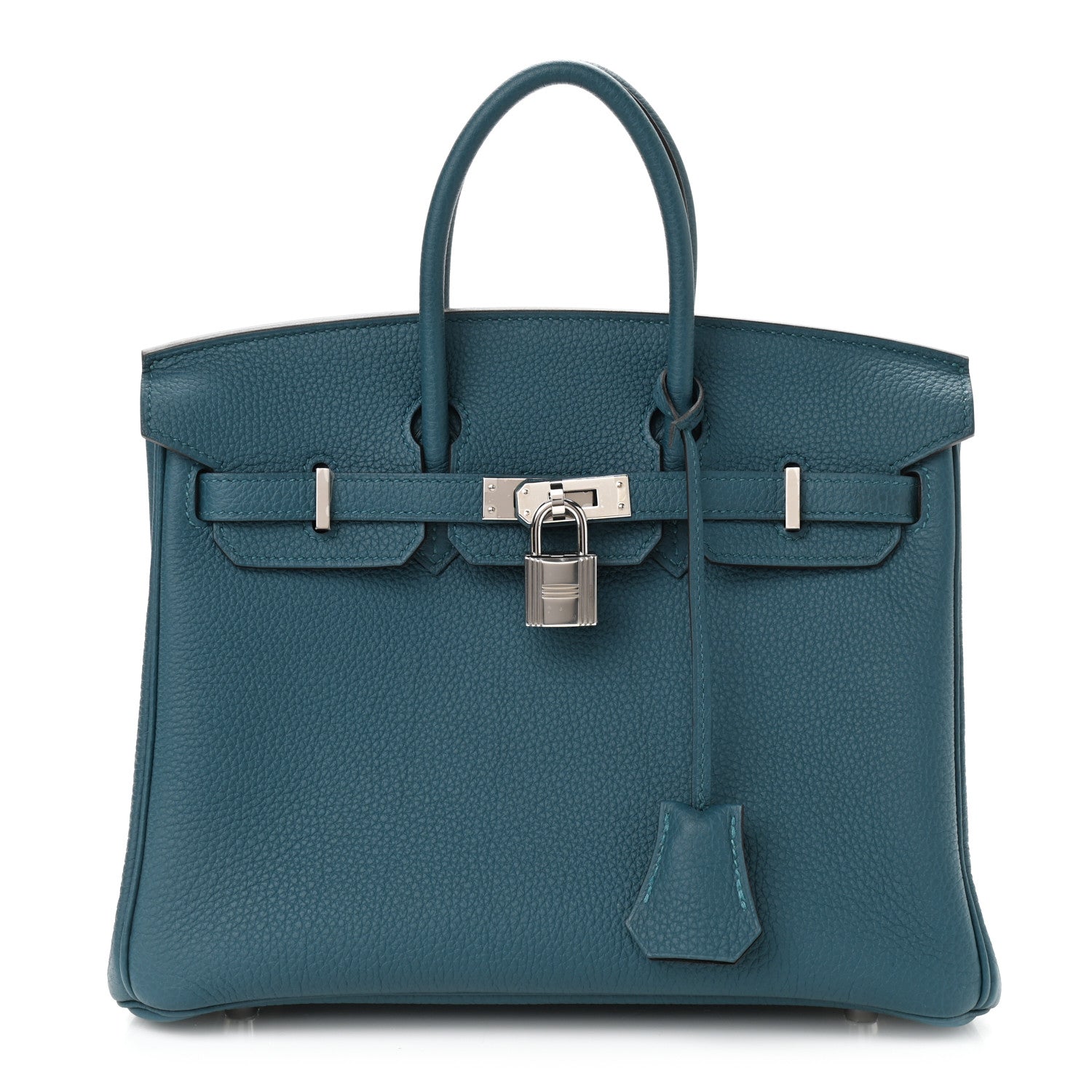Hermes Togo Verso Birkin 25 Vert Bosphore Bleu Ocean 1 of 11