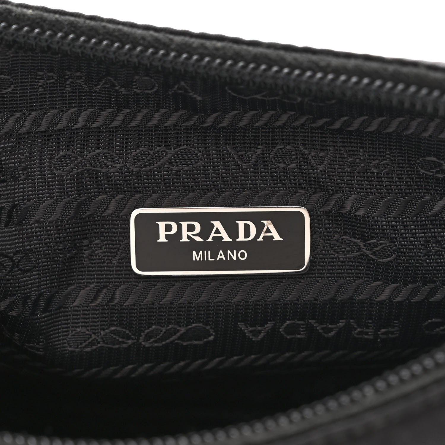 Prada Tessuto Nylon Mini Re-Edition 2000 Bag Black 6 of 11