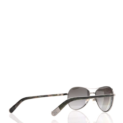 Chanel Metal Aviator CC Sunglasses 4201 Black 3 of 6
