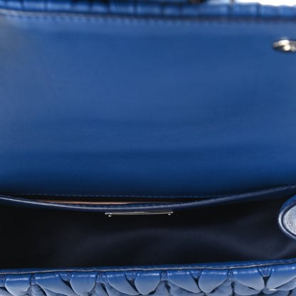 Miu Miu Nappa Matelasse Crystal Embellished Lady Shoulder Bag Blue 5 of 9