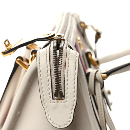 Gucci Koi Calfskin Small Bauletto Duffle Top Handle Bag Mystic White 12 of 17