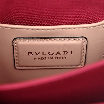 Bulgari Calfskin Serpenti Forever Top Handle Crystal Rose 7 of 11