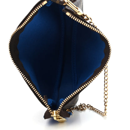 Louis Vuitton Monogram 2019 Christmas Animation Mini Venice Pochette Accessories Blue 4 of 4