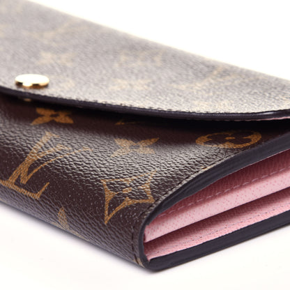 Louis Vuitton Monogram Sarah Wallet NM Rose Ballerine 7 of 9