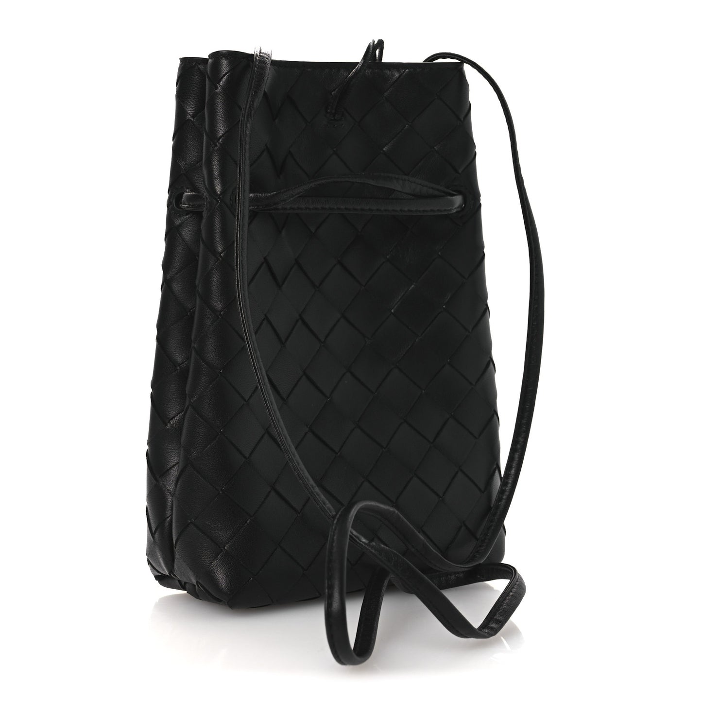 Nappa Intrecciato Andiamo Phone Pouch Black
