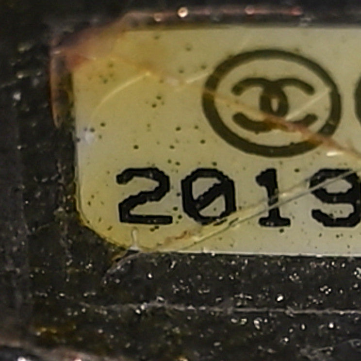 Chanel Iridescent Calfskin Quilted Mini Rectangular Flap Dark Grey 7 of 12