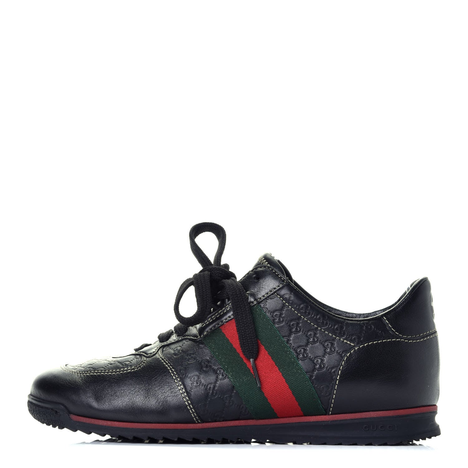 Gucci Microguccissima Web Sneakers 37 Black 1 of 8