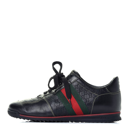 Gucci Microguccissima Web Sneakers 37 Black 1 of 8