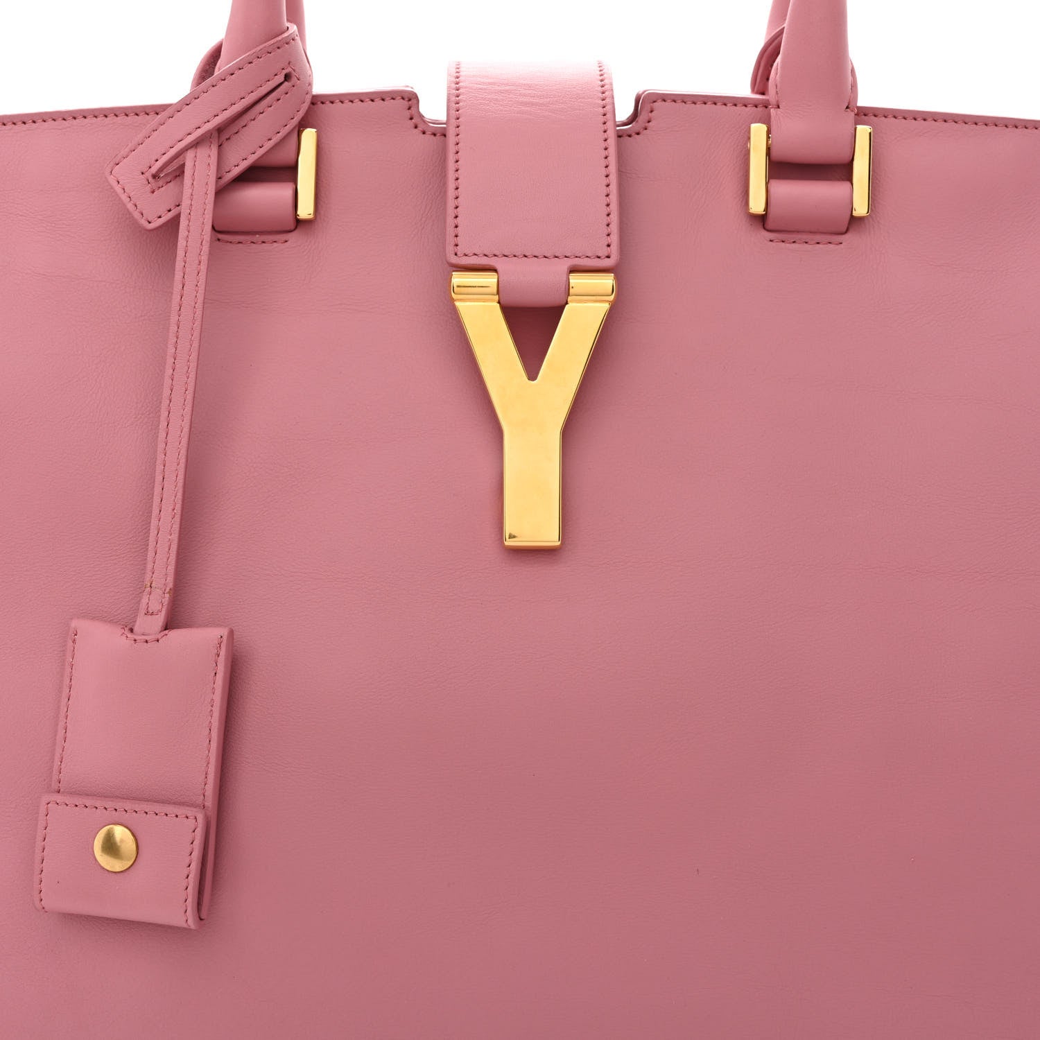 Saint Laurent Calfskin Medium Classic Y Cabas Vieux Rose 7 of 9