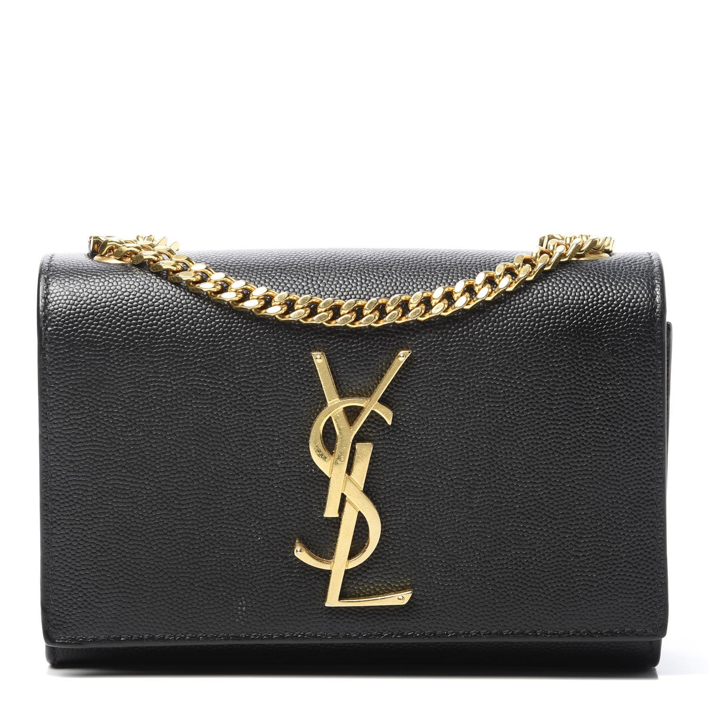 Grain De Poudre Small Monogram Kate Satchel Black
