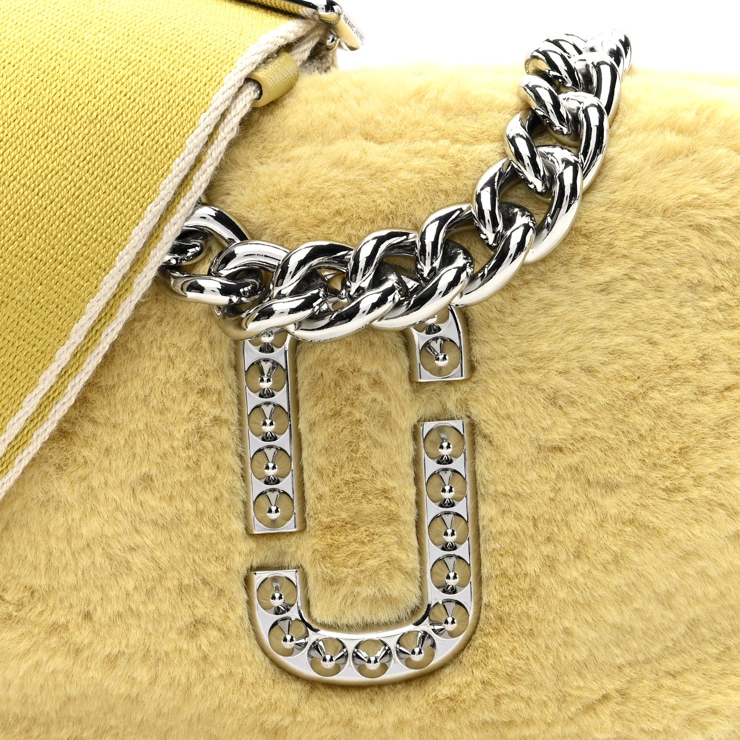 Marc Jacobs Faux Fur Plush Snapshot Camera Bag Chick Yellow 7 of 9