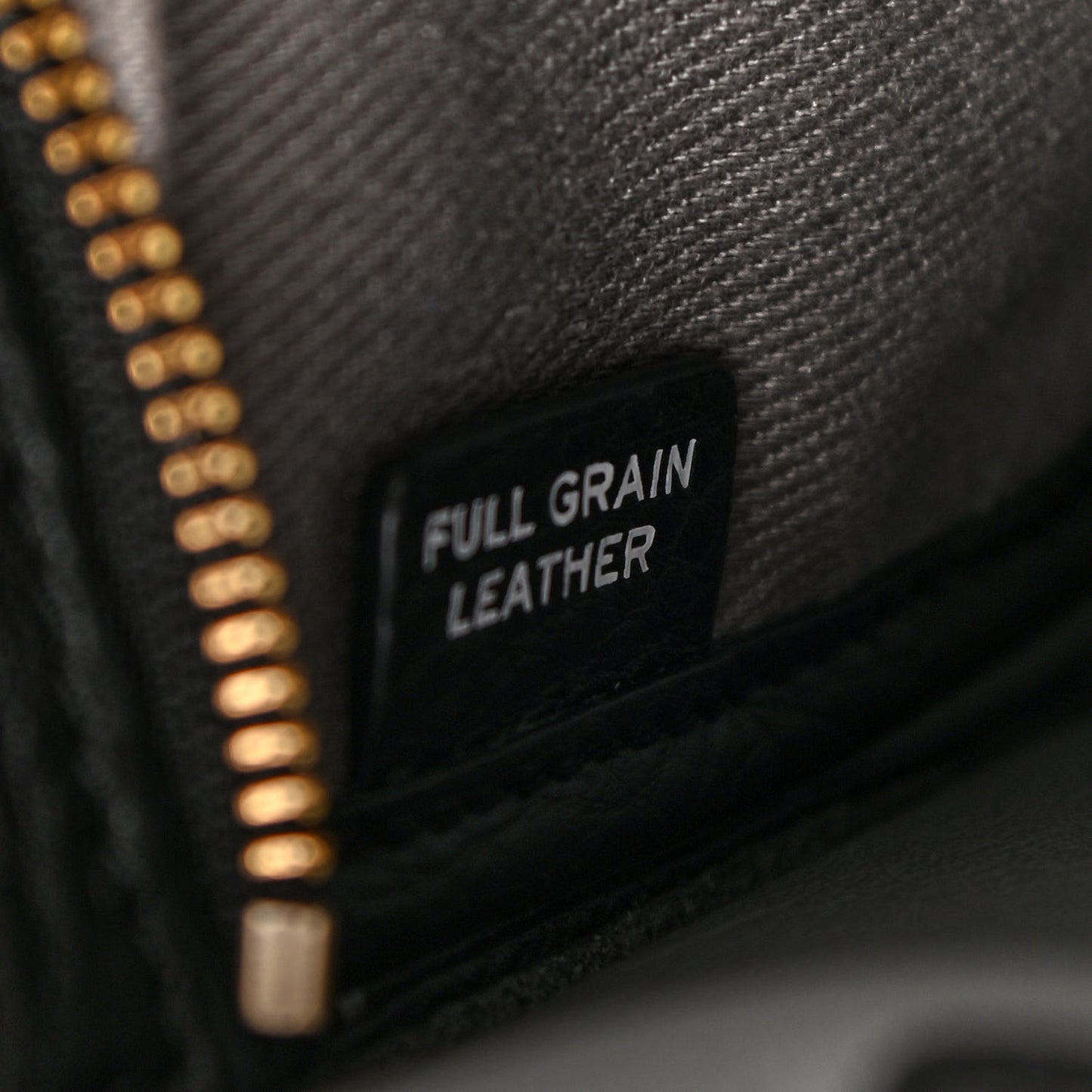 Grained Calfskin Small The Tote Bag Black