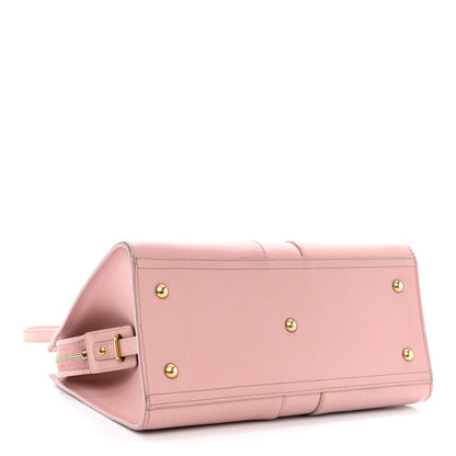 Saint Laurent Textured Calfskin Small Cabas ChYc Light Pink 4 of 21