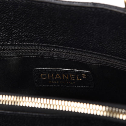 Chanel Caviar Quilted Grand Shopping Tote GST Black 6 of 10