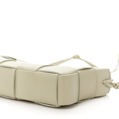 Bottega Veneta Calfskin Maxi Intrecciato Cassette Pouch On Strap Travertine 10 of 10