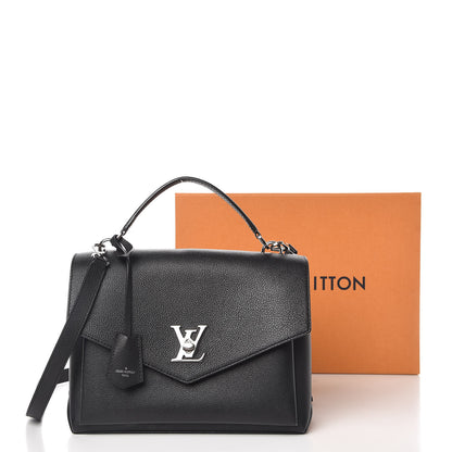 Louis Vuitton Soft Calfskin My Lockme Top Handle Black 10 of 10