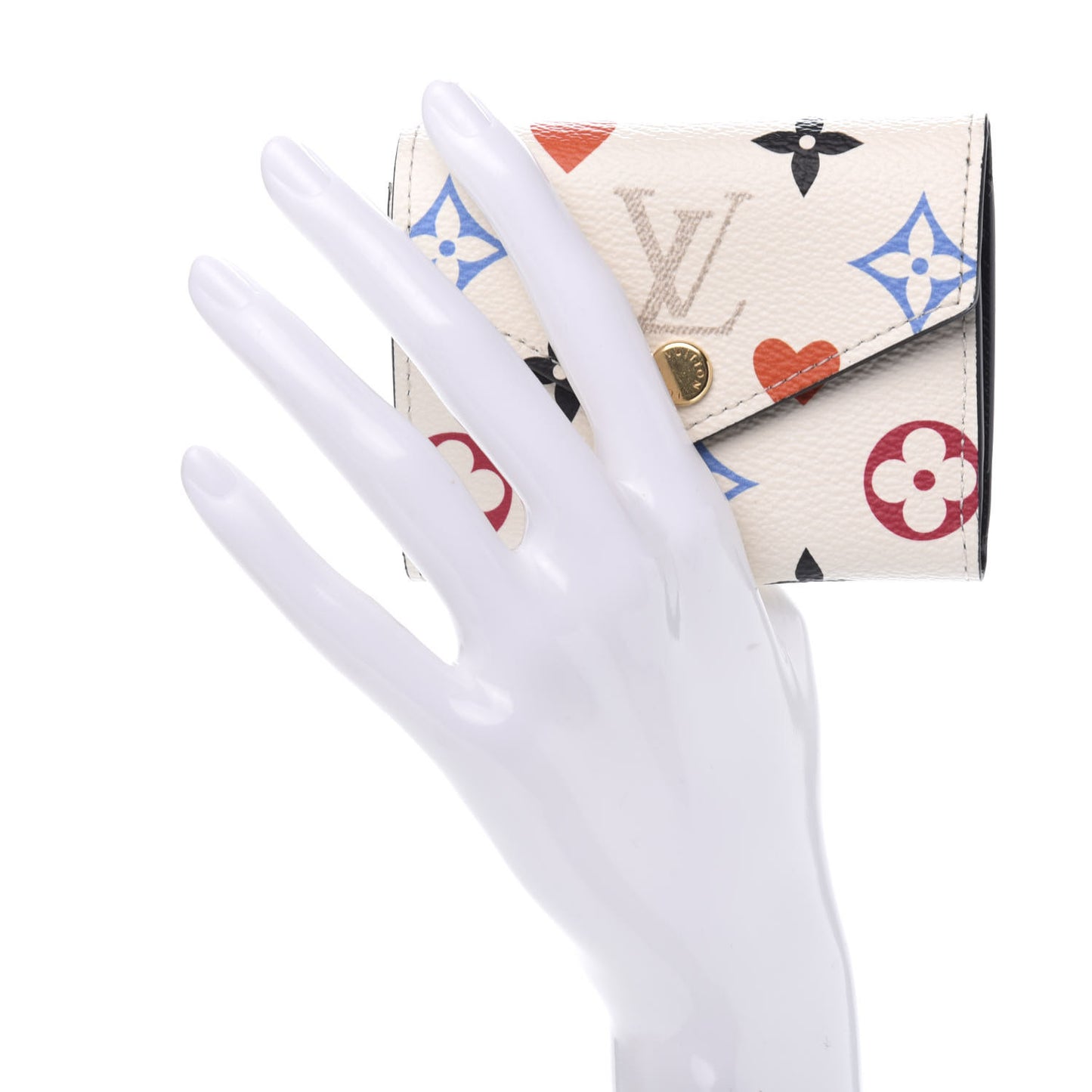 Game On Monogram Zoe Wallet White