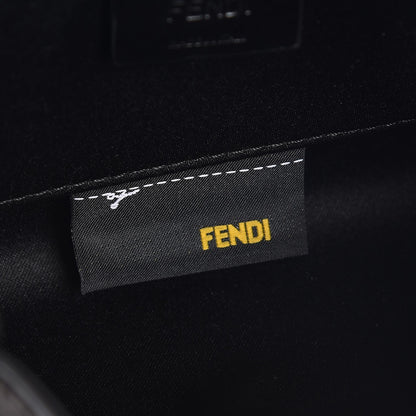 Fendi Python Mini Rush Clutch Black 7 of 8