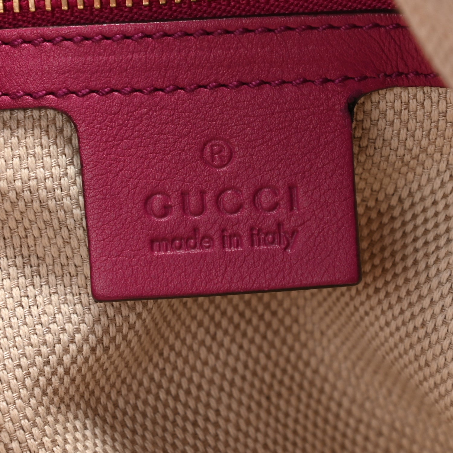 Gucci Vernice Naplack Medium Soho Shoulder Bag Bright Bouganville 7 of 15