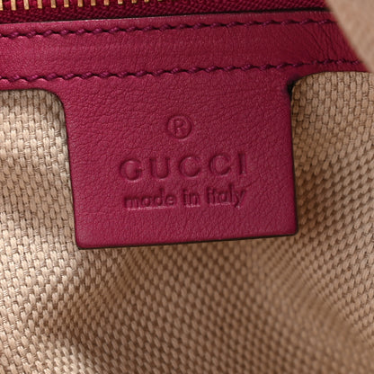 Gucci Vernice Naplack Medium Soho Shoulder Bag Bright Bouganville 7 of 15