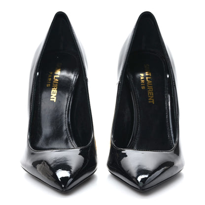Saint Laurent Patent Calfskin Opyum 110 Pumps 35 Black Gold 2 of 8