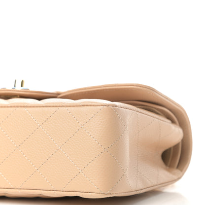 Chanel Caviar Quilted Small Double Flap Beige 8 of 10