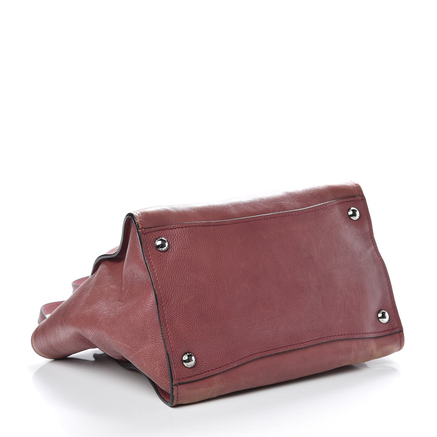 Glace Calf Small Twin Pocket Tote Pink