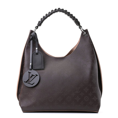 Louis Vuitton Mahina Carmel Hobo Chocolate 1 of 5