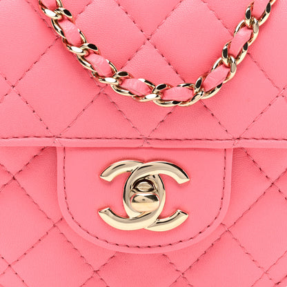 Chanel Lambskin Quilted CC In Love Heart Bag Pink 8 of 9
