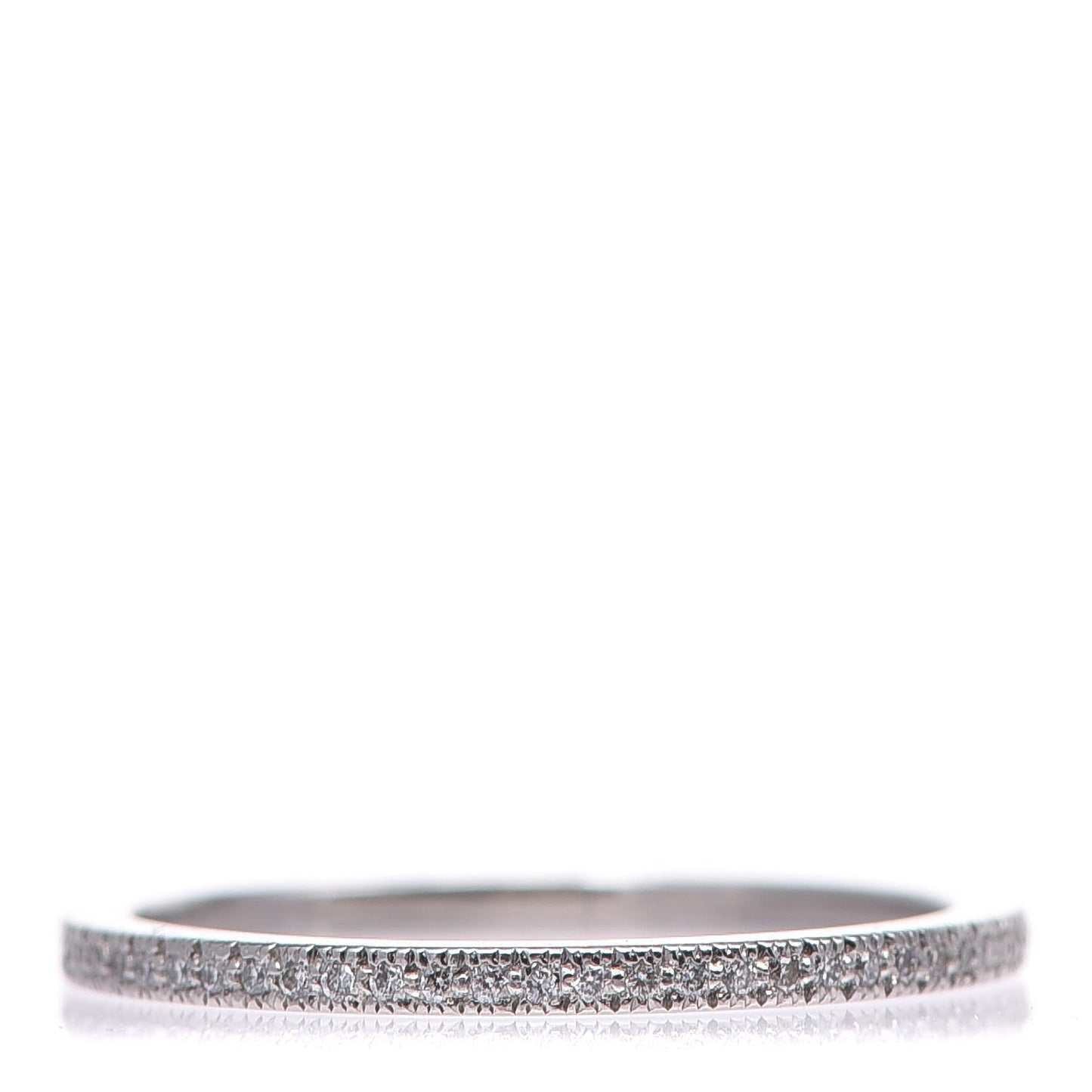 Platinum Diamond Lucida Half Circle Wedding Band Ring 59.1 6