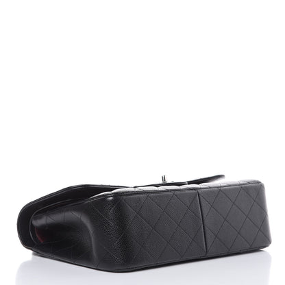 Chanel Caviar Quilted Jumbo Double Flap Black 4 of 10
