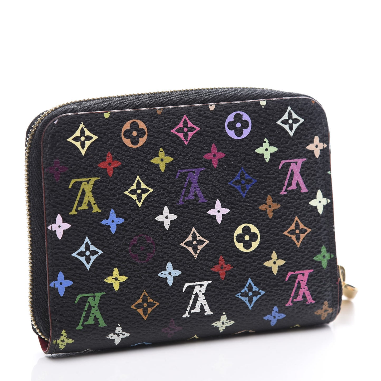 Monogram Multicolor Zippy Coin Purse Black Grenade