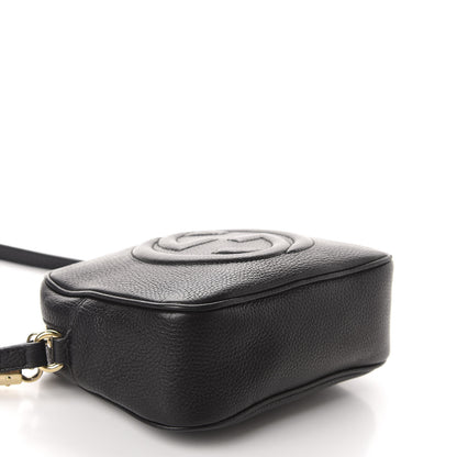 Gucci Pebbled Calfskin Small Soho Disco Bag Black 4 of 10