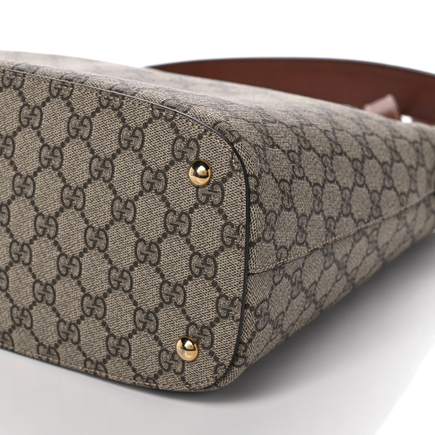 Gucci GG Supreme Monogram Linea A Hobo Brown 11 of 11
