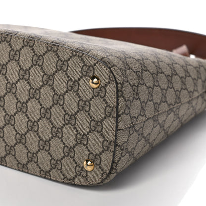 Gucci GG Supreme Monogram Linea A Hobo Brown 11 of 11