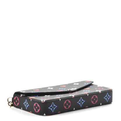 Louis Vuitton Game On Felicie Chain Wallet Black 4 of 10