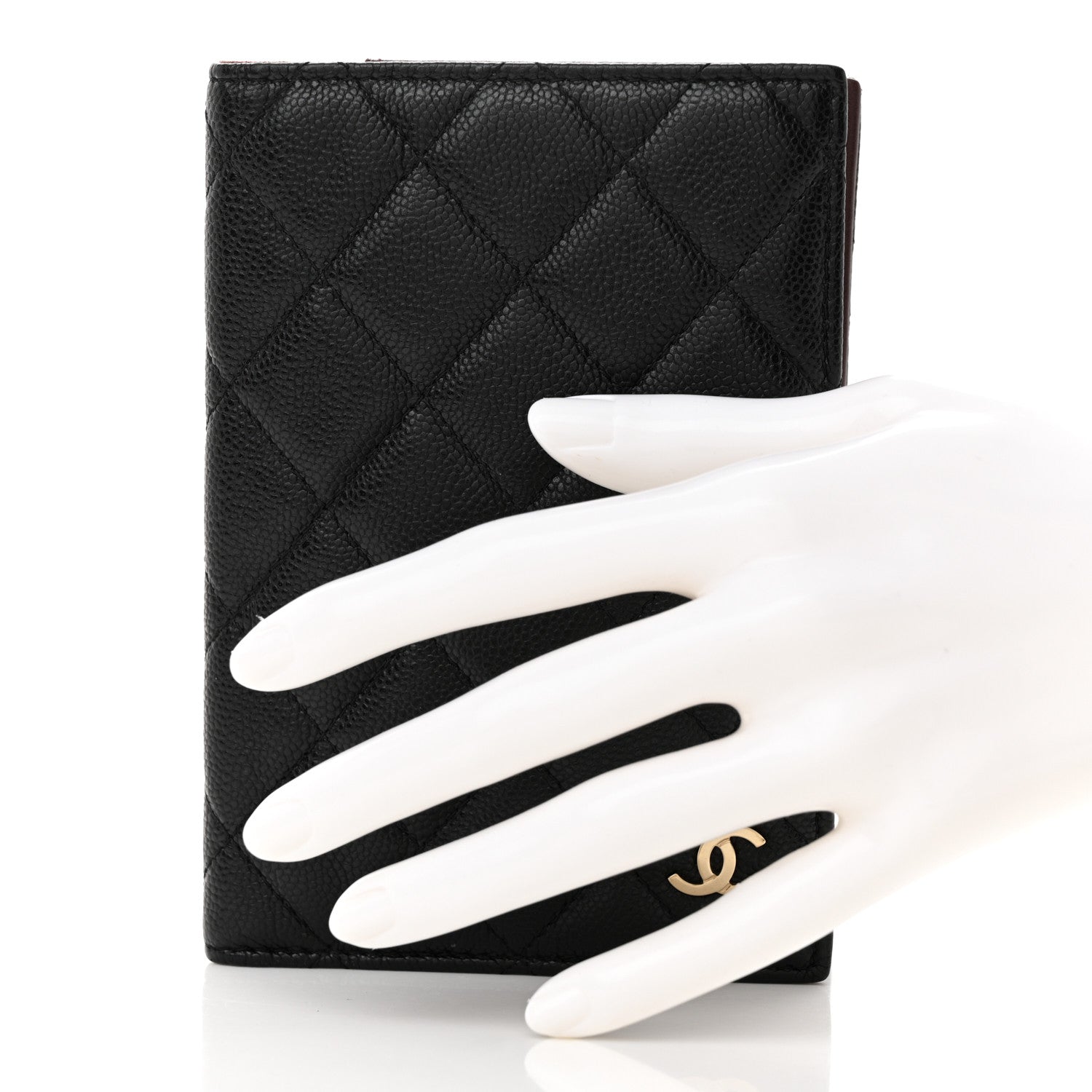 Chanel Caviar Quilted Passport Holder Black 2 of 8