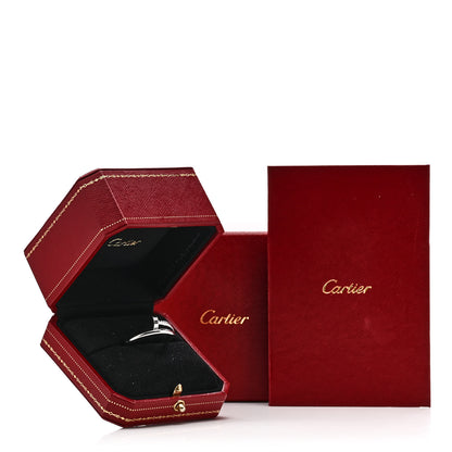 Cartier 18K White Gold Juste Un Clou Ring 66 11.5 5 of 5