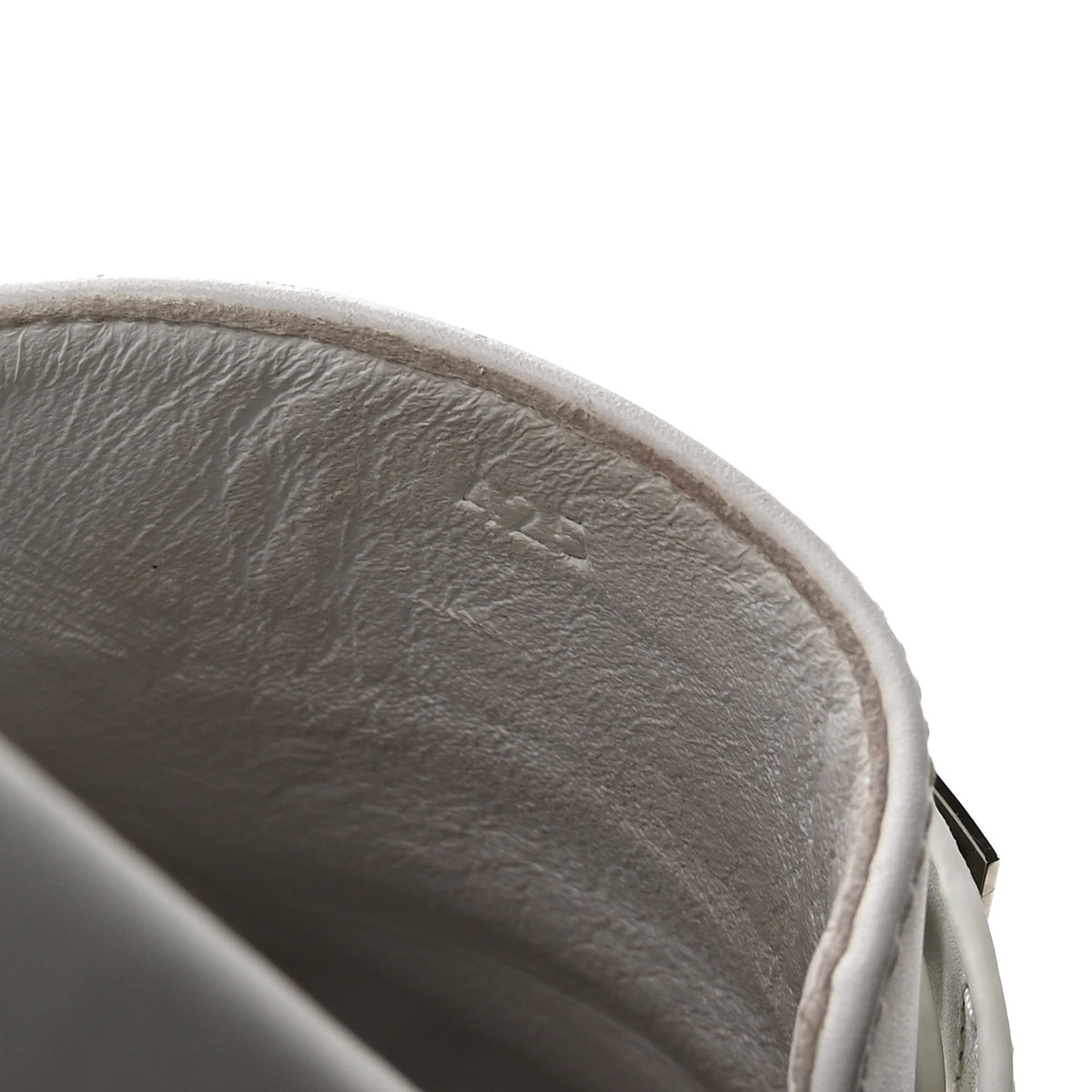 Calfskin Mens Game Slip On Sneakers 42.5 White