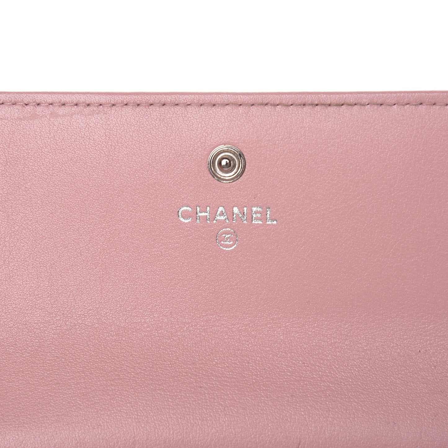 Caviar Timeless CC Large Gusset Flap Wallet Rose Pale