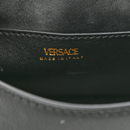 Versace Grained Calfskin Small La Medusa Top Handle Bag Black 6 of 11