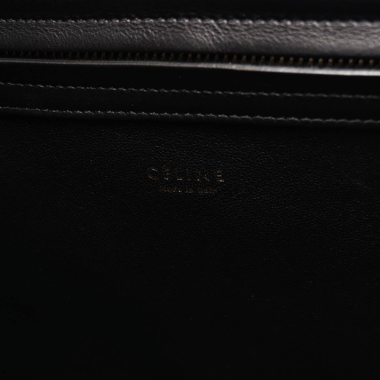 Celine Gingham Woven Medium Phantom Luggage Cobalt 6 of 9