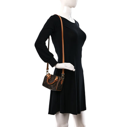 Louis Vuitton Monogram Nano Speedy Bandouliere 2 of 10